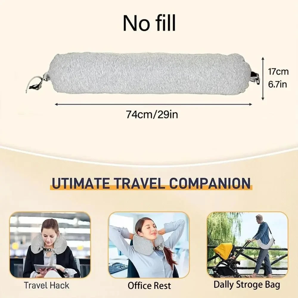 Fillable Travel Neck Pillow