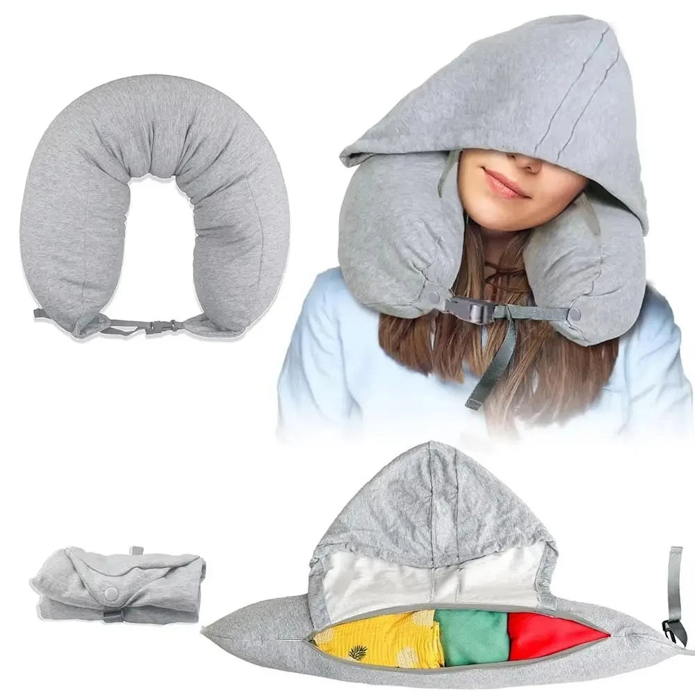 Fillable Travel Neck Pillow
