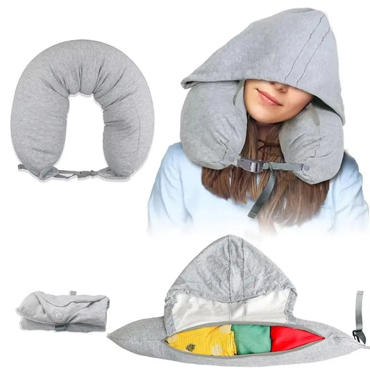 Fillable Travel Neck Pillow