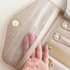Quilted Portable Jewelry Travel Case