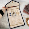Quilted Portable Jewelry Travel Case