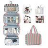 Striped Hanging Travel Toiletry Bag
