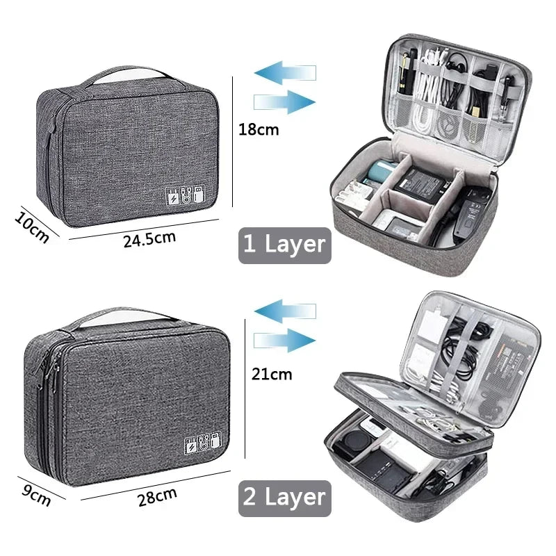 Waterproof Electronic Travel Organizer Bag