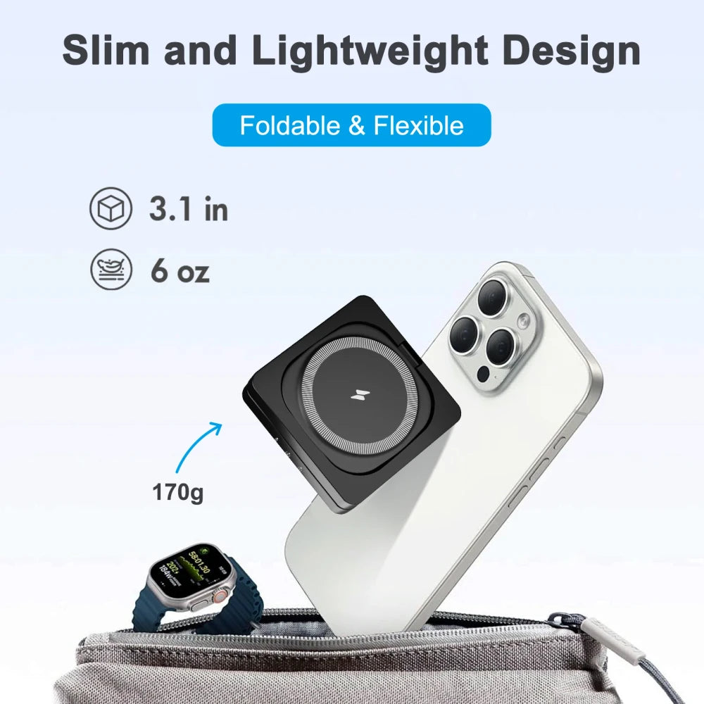Foldable Magnetic Wireless Charging Station